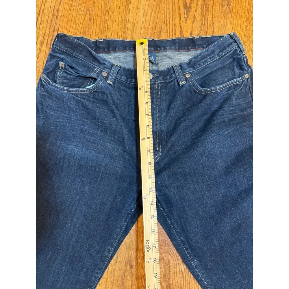 Polo Ralph Lauren Authentic Dungarees Mens Dark Wash Straight‎ Leg Jeans 36x32